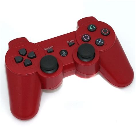 Sony Ps3 Dualshock 3 Wireless Controller Red Toy Game Center