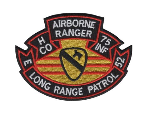 H Company 75th Ranger Airborne Infantry Regiment Patch Ranger Patches