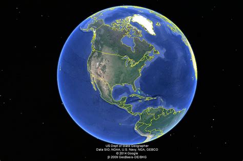 Travel the world with google earth online. Where's the Center of Google Earth?