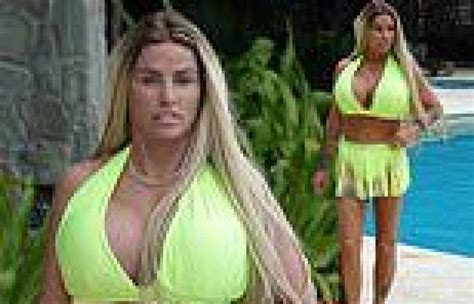 Saturday 9 July 2022 0257 Pm Katie Price Flaunts Her Very Ample Assets In Trendy Neon Green