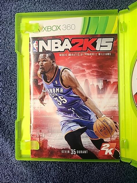 Nba 2k15 Xbox 360 2014 Complete W Manual Cib Kd Kevin Durant Cover