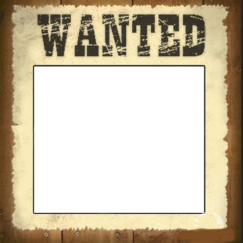 Download Hd Wanted Poster Template Transparent Png Image Nicepng Com