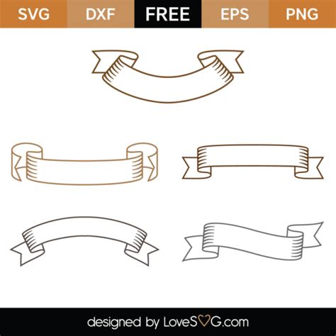 Free Banners Svg Cut File