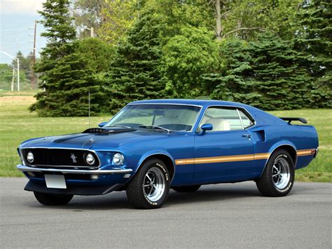 1969 Ford Mustang Mach 1 Muscle Classic D Wallpaper 2048x1536