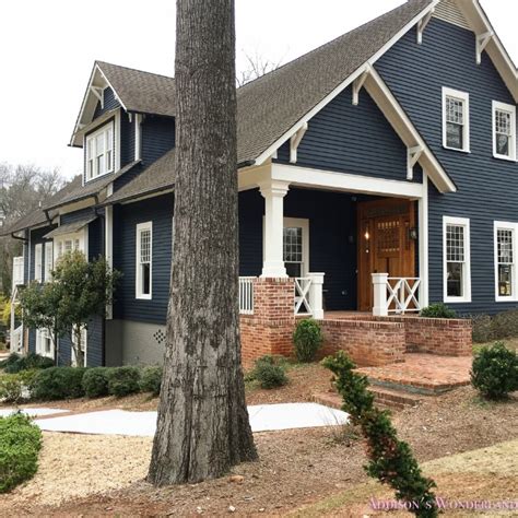 You can pick your exterior paint colors in a few steps with this post. The Best Dark Blue Paint, Decor and Inspiration | Little ...