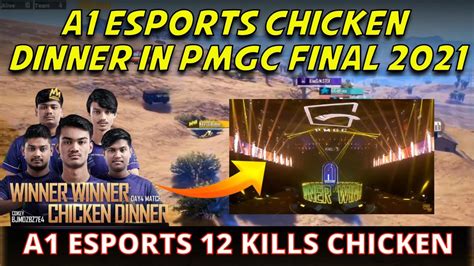 A1 Esports Chicken Dinner In Pmgc Final A1 Esports 12 Kills Chicken