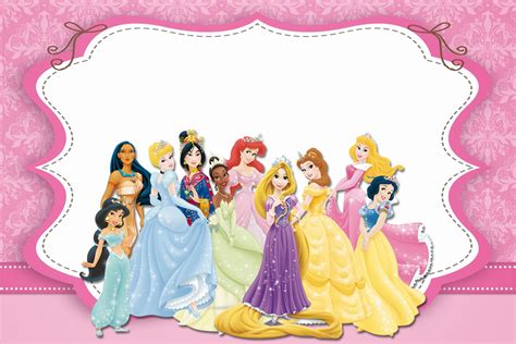 Disney Princess Party Free Printable Party Invitations Oh My Fiesta