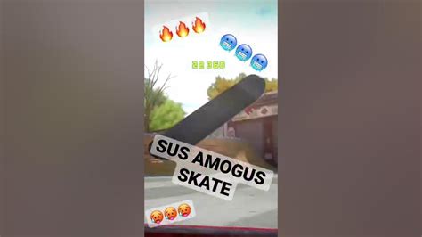 Sus😱😱among Us Skateboard Youtube