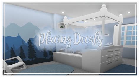 Bloxburg How To Place Wall Decals Youtube