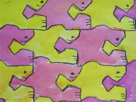 Lines Dots And Doodles Tessellations 4th Grade
