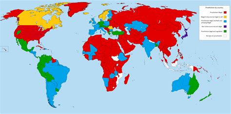 Legal Status Of Prostitution By Country 4504x2234 Oc Rmapporn
