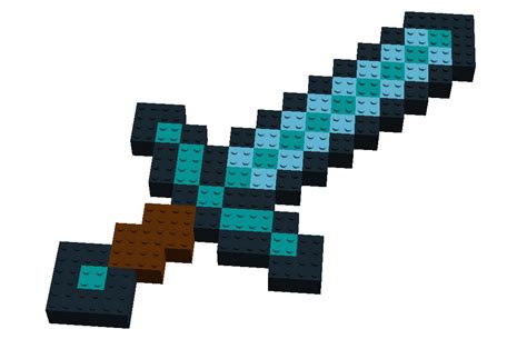 Lego Ideas Minecraft Diamond Sword