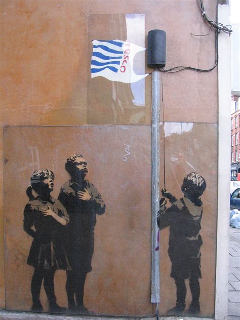Banksy Tesco Flag In Islington Anne Holub Flickr