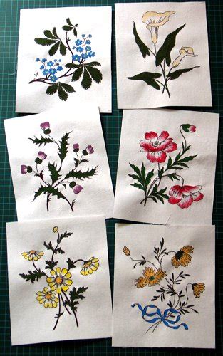 Advanced Embroidery Designs Summer Flowers Redwork Set Ii