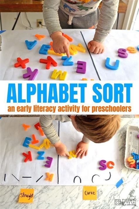 Alphabet Sort — Days With Grey Alphabet Alphabet Activities