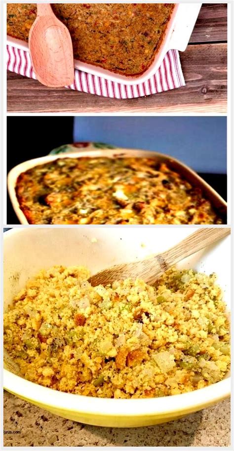 Old Fashioned Corn Bread Dressing Southern Grandma Style Dressing