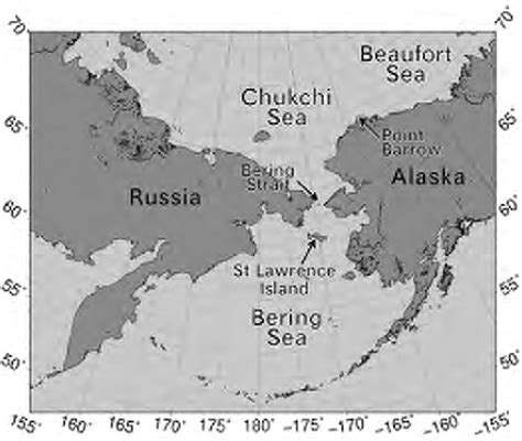 Location Of The Bering Chukchi And Beaufort B ­c ­b Seas Download