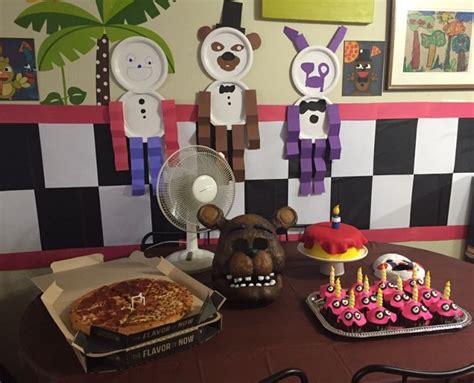 Its A Five Nights At Freddys Themed Birthday Party Birthday Party