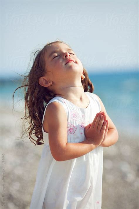 Cute Little Girl Praying By Dejan Ristovski Prayers Children Praying
