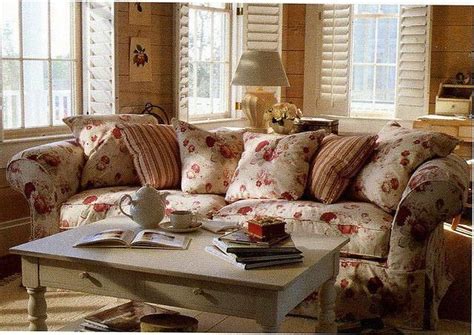 Lovely Norfolk Rose Fabric Sofa Shabby Chic Countrychiccottagestyle