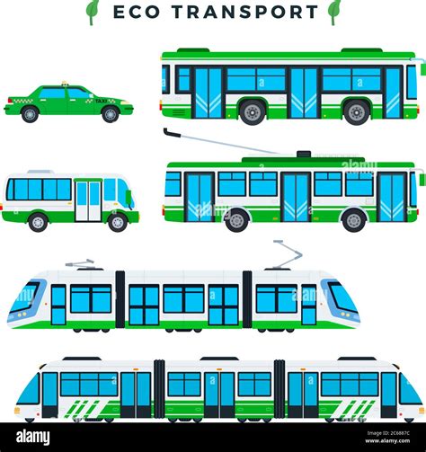 Transporte público ecológico Ciudad municipal transporte