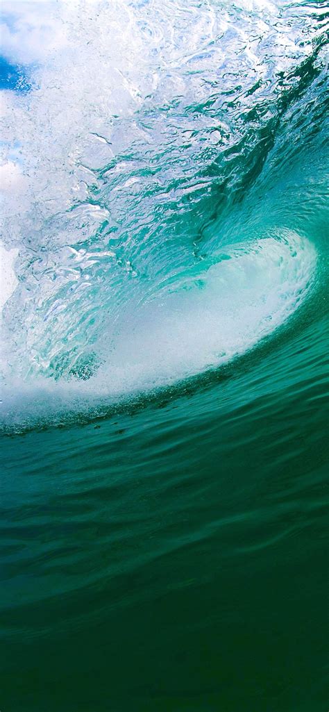 海浪卷，水溅，海滩，岛屿 1242x2688 Iphone 11 Proxs Max 壁纸，图片，背景，照片