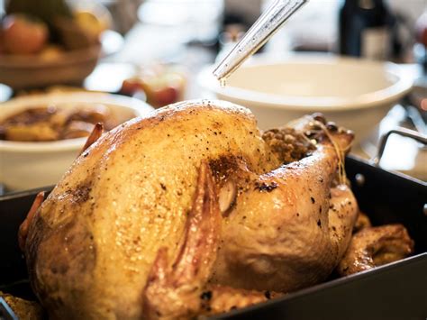How To Baste A Turkey Thanksgiving How Tos Step By Step Turkey