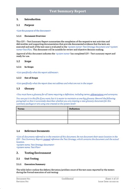 How To Write Effective Test Summary Report Project Management Templates