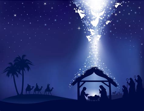 Christian Christmas Nativity Wallpapers Top Free Christian Christmas