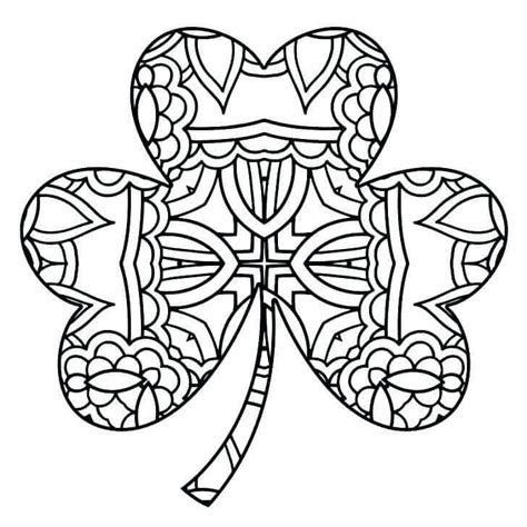 Free st patrick's day coloring pages. 25 Free Shamrock Coloring Pages Printable