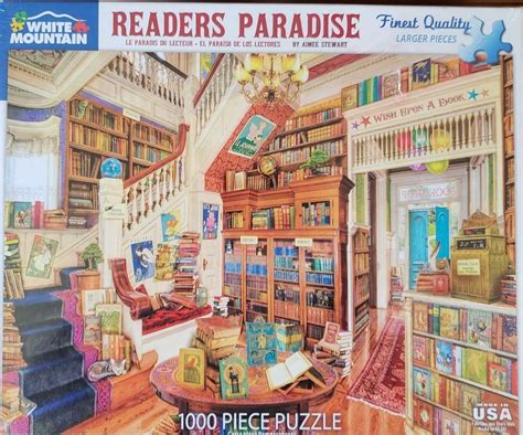 Readers Paradise Jigsaw Puzzle By White Mountain Larger Pieces 1000 New