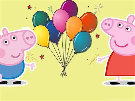 Find over 100+ of the best free peppa pig images. Peppa Pig Wallpapers Birthday Images Desktop Background