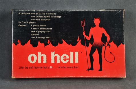 Vintage Oh Hell Card Game 1973 Cadado Inc No 390 Ebay