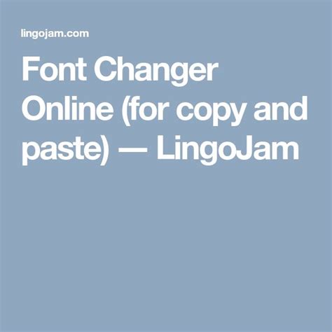 This font copy and paste is made with javascript and php coding. Font Changer Online (for copy and paste) ― LingoJam | Font ...