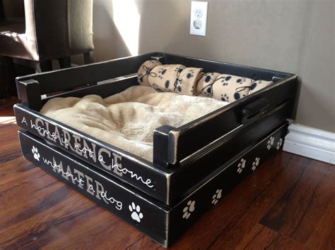Wood Dog Bed Design Plans Image To U