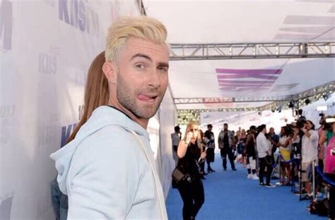 Blonde Adam Adam Levine Hair Adam Levine Beard Human Diary Celebrity