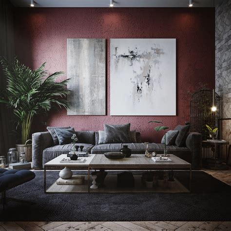 The benton reclining living room collection is your perfect fit! Grey And Burgundy Living Room Ideas | Decoholic