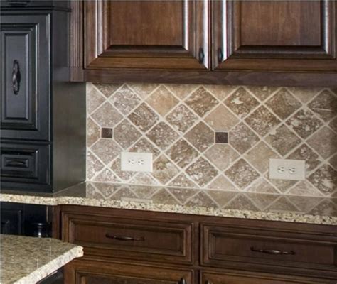 Beige Tones Kitchen Backsplash Designs Trendy Kitchen Tile Kitchen