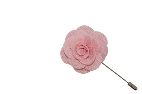 Large Blush Pink Lapel Flower Aristocrats Bows N Ties
