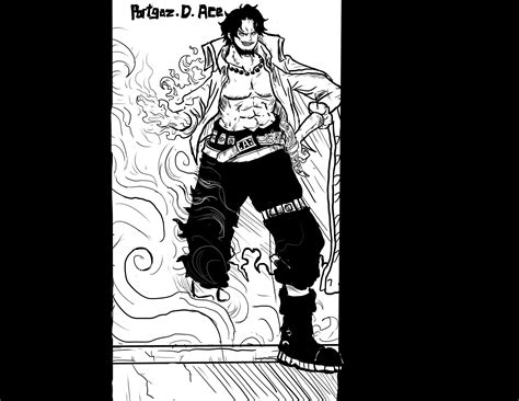 Ace if he survived the war (me, digital) : r/OnePiece