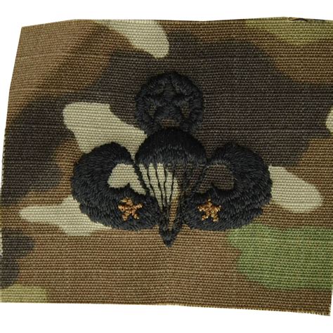 Army Master Combat Parachutist 2nd Award Badge Sew On Ocp 1st Skill