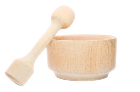 Wooden Mortar With Pestle Clipping Clipping Crush Grind Png