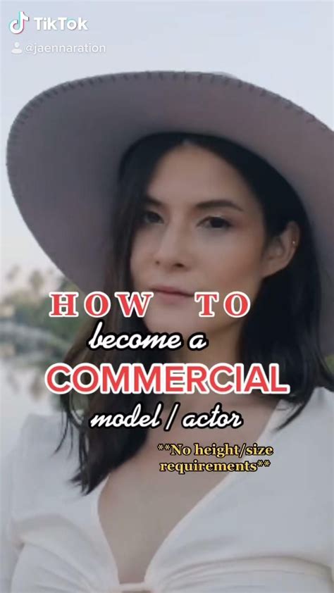 You Can Become A Commercial Model Video Modeling Tips Model Model