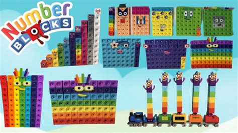 Making Numberblock 7 Time Table And 7 70 Clubs With Train Car From