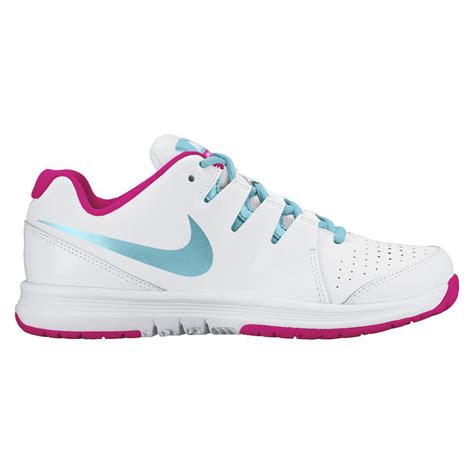 Nike Girls Vapor Court Tennis Shoes Whitevivid Pink
