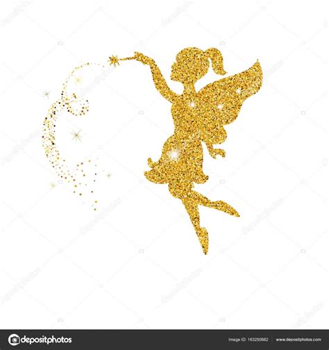 Magical Fairy With Dust Glitters — Stock Vector © Ninamunha 163250882