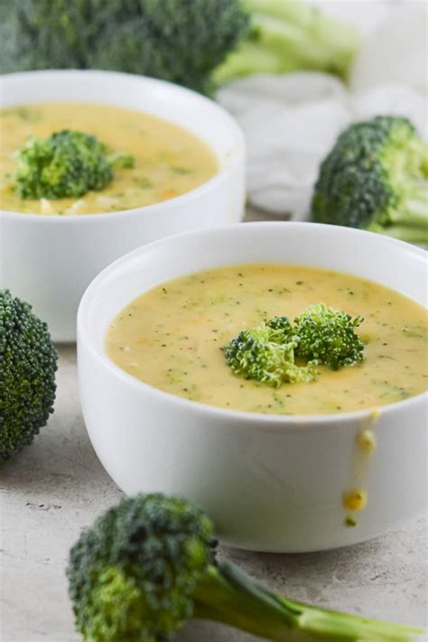 Vegan Broccoli Cheddar Cheese Soup Delicious Everyday