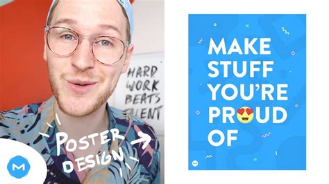 Make Stuff Youre Proud Of Poster Design Youtube