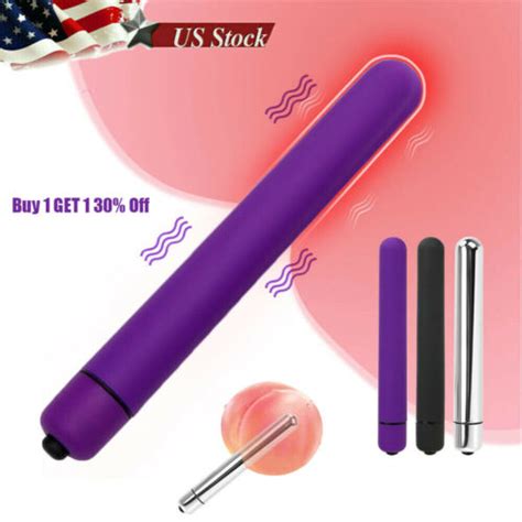 10speeds Slender Bullet Vibrator Clit Nipple Vibe Anal G Spot Sex Toy