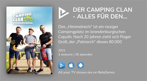 Where To Watch Der Camping Clan Alles Für Den Platz Tv Series Streaming Online